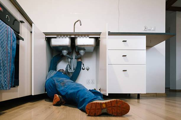 Professional Plumbing technician working in Montville, OH
